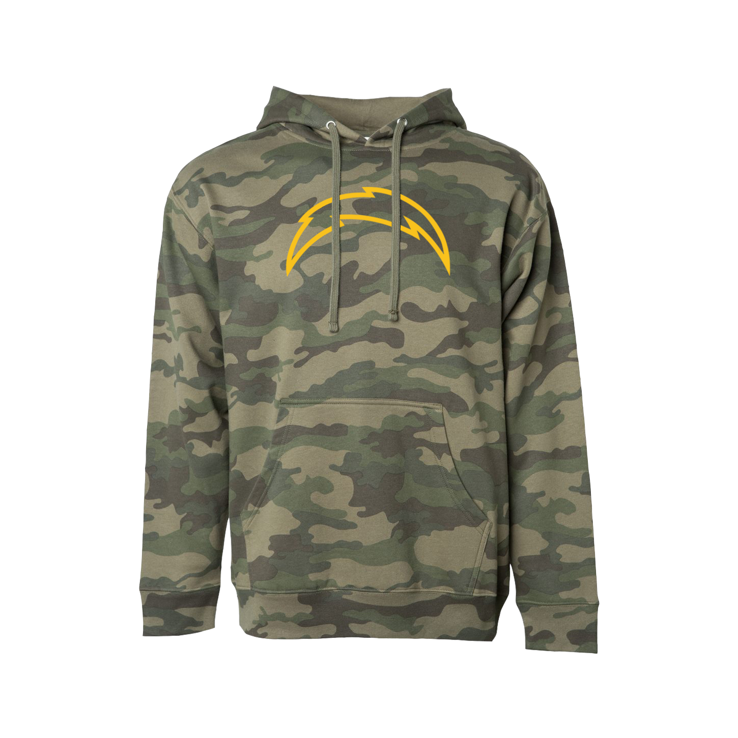 Chargers HB 2026 Gold Bolt on Camo - Unisex Hoodie