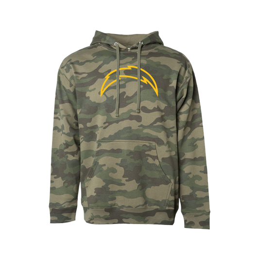 Chargers HB 2026 Gold Bolt on Camo - Unisex Hoodie