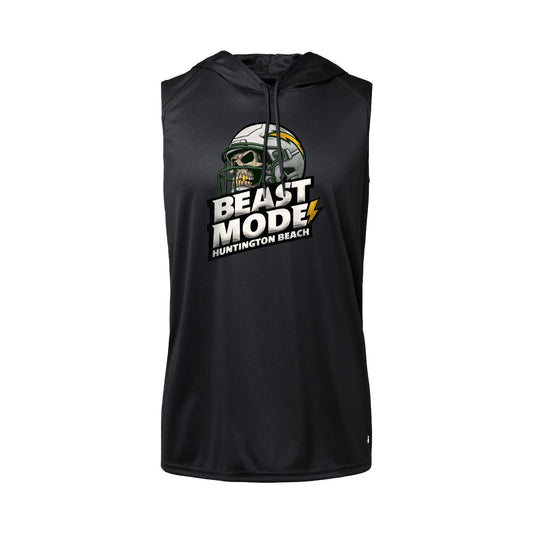 Chargers Beastmode 2025 - Sleeveless Hooded Dry Fit T-Shirt