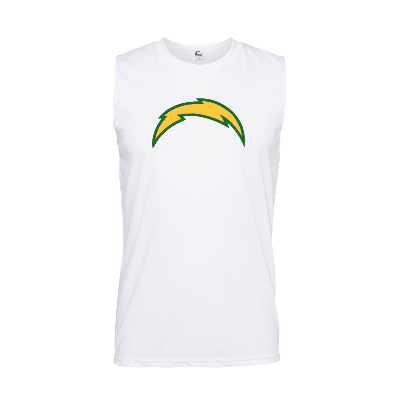 Chargers Bolt Green - Sleeveless Dry Fit T-Shirt