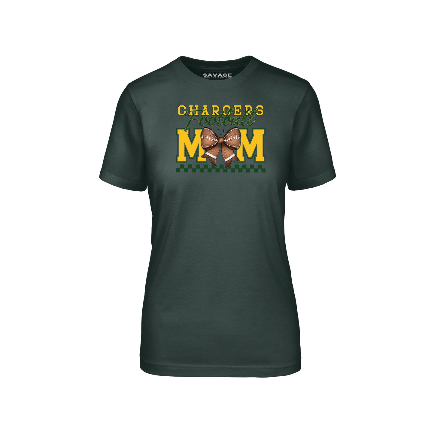 Chargers Football Mom - Womens T-Shirt