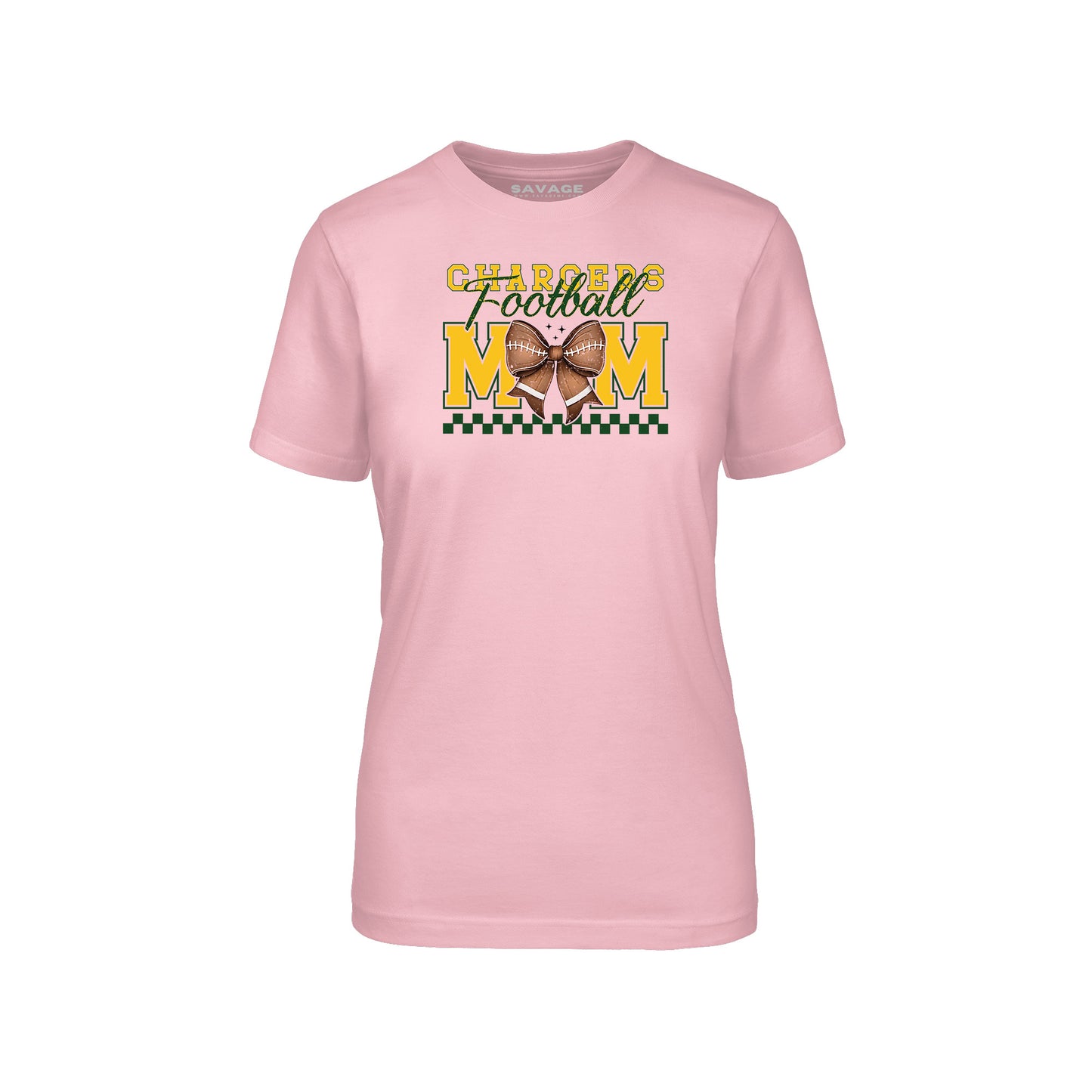 Chargers Football Mom - Womens T-Shirt