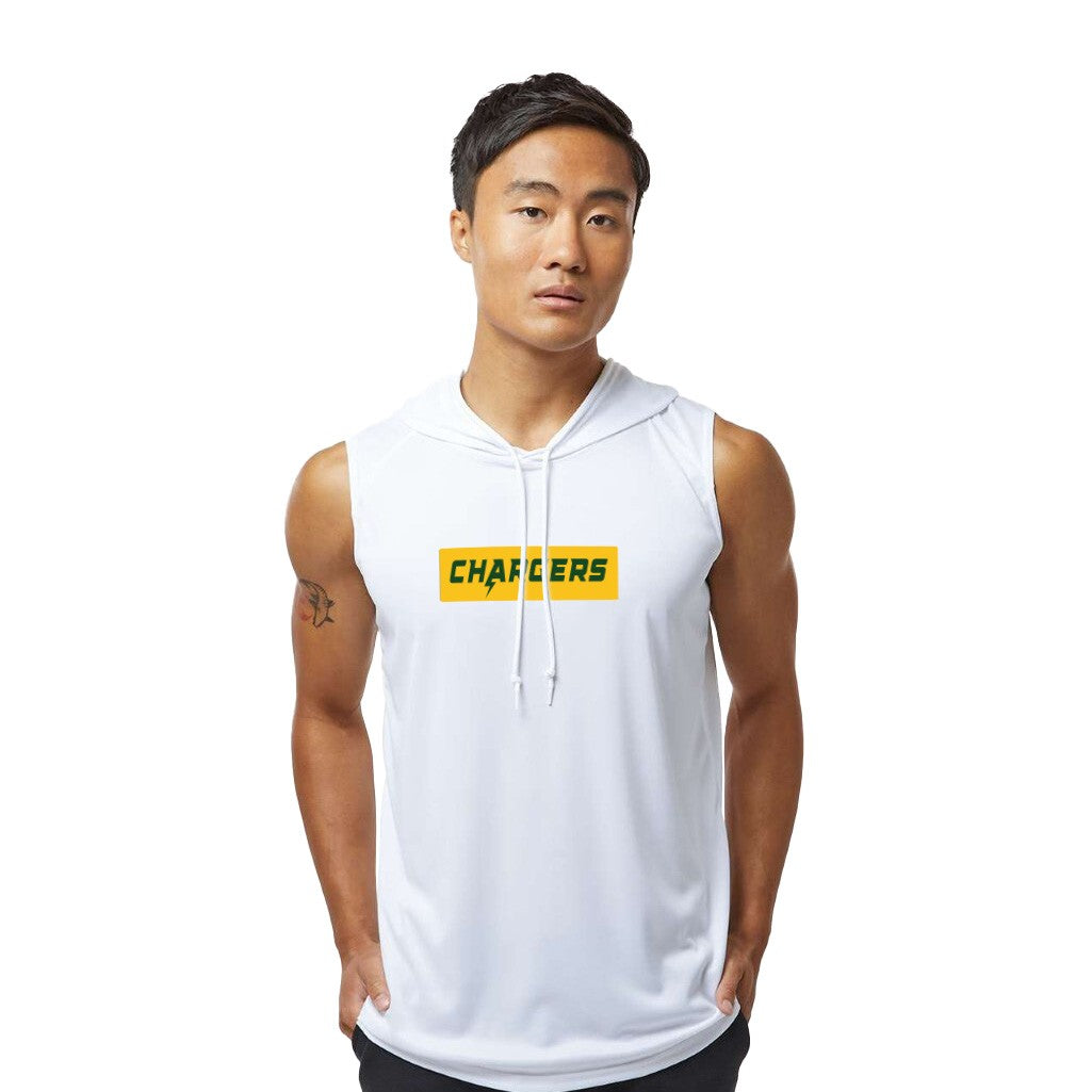 Chargers Supreme Gold - Sleeveless Hooded Dry Fit T-Shirt