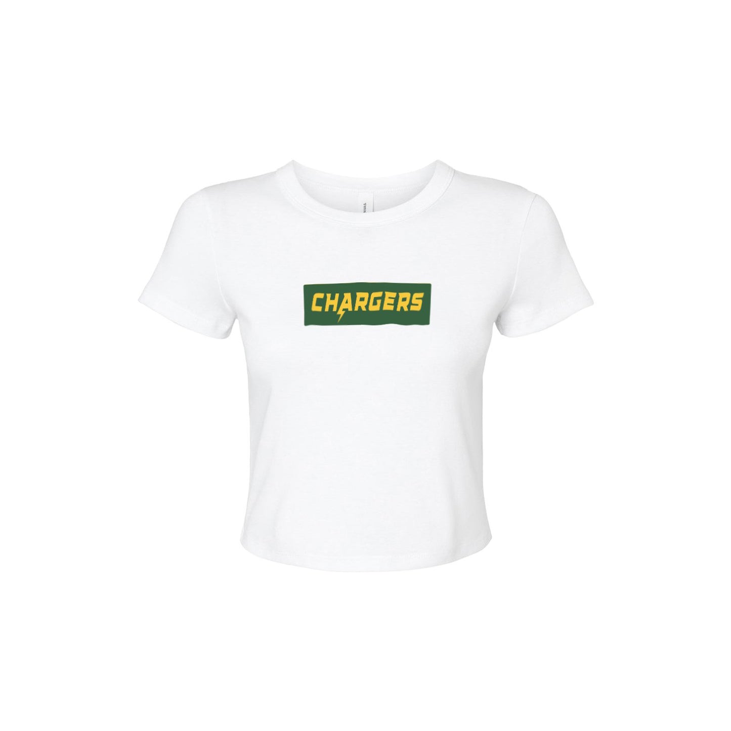 Chargers Supreme Green - Womens Micro Rib Baby T-Shirt