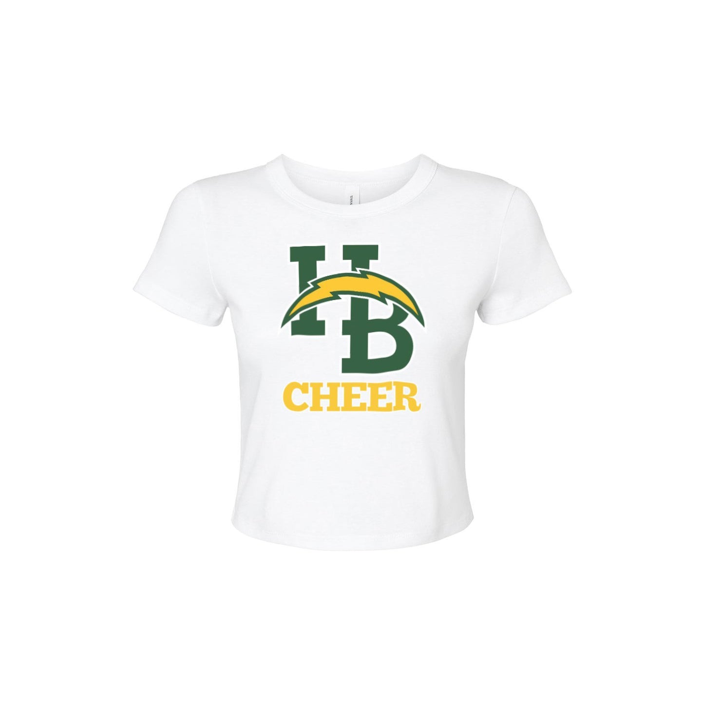 Cheer Lockup - Womens Micro Rib Baby T-Shirt