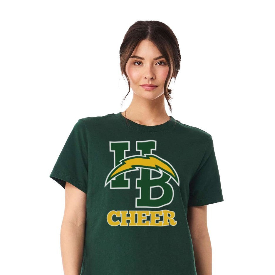 Cheer Lockup - Womens Heavy T-Shirt