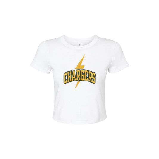 Cheer Bolt - Womens Micro Rib Baby T-Shirt