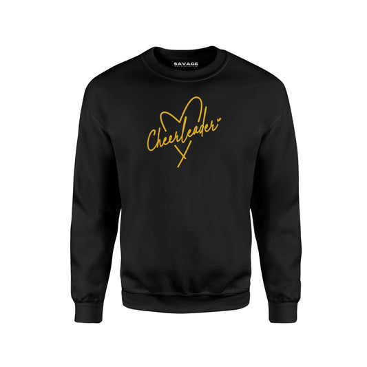 Cheerleader Heart Gold - Unisex Sweatshirt