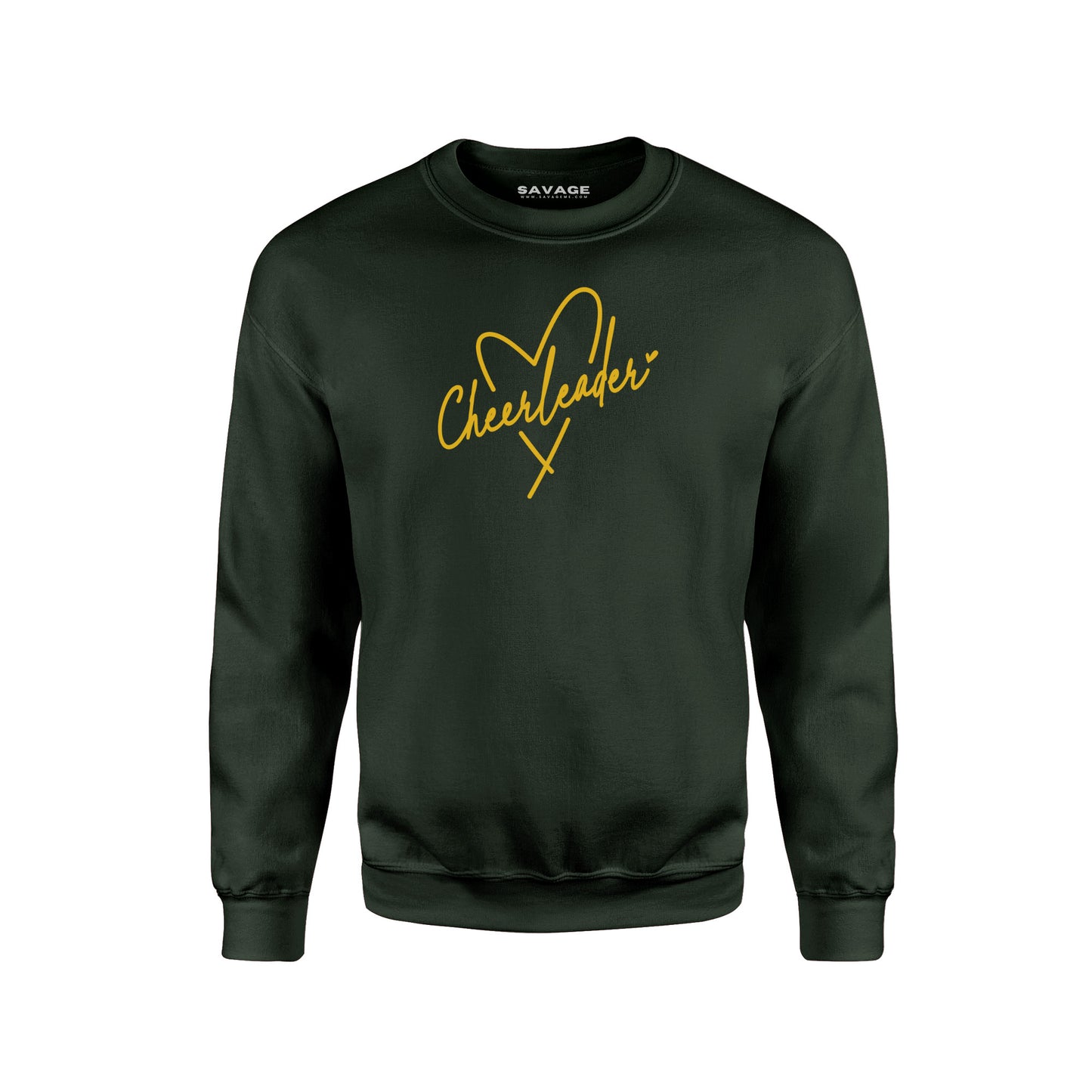 Cheerleader Heart Gold - Unisex Sweatshirt