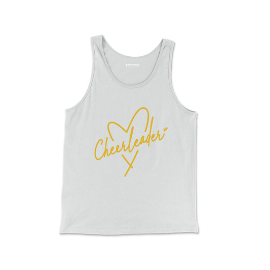 Cheerleader Heart Gold - Unisex Tank Top