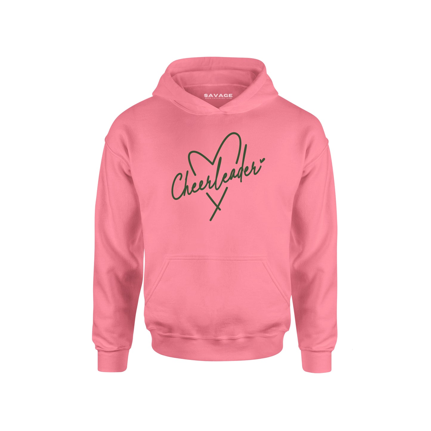 Cheerleader Heart Green - Unisex Hoodie