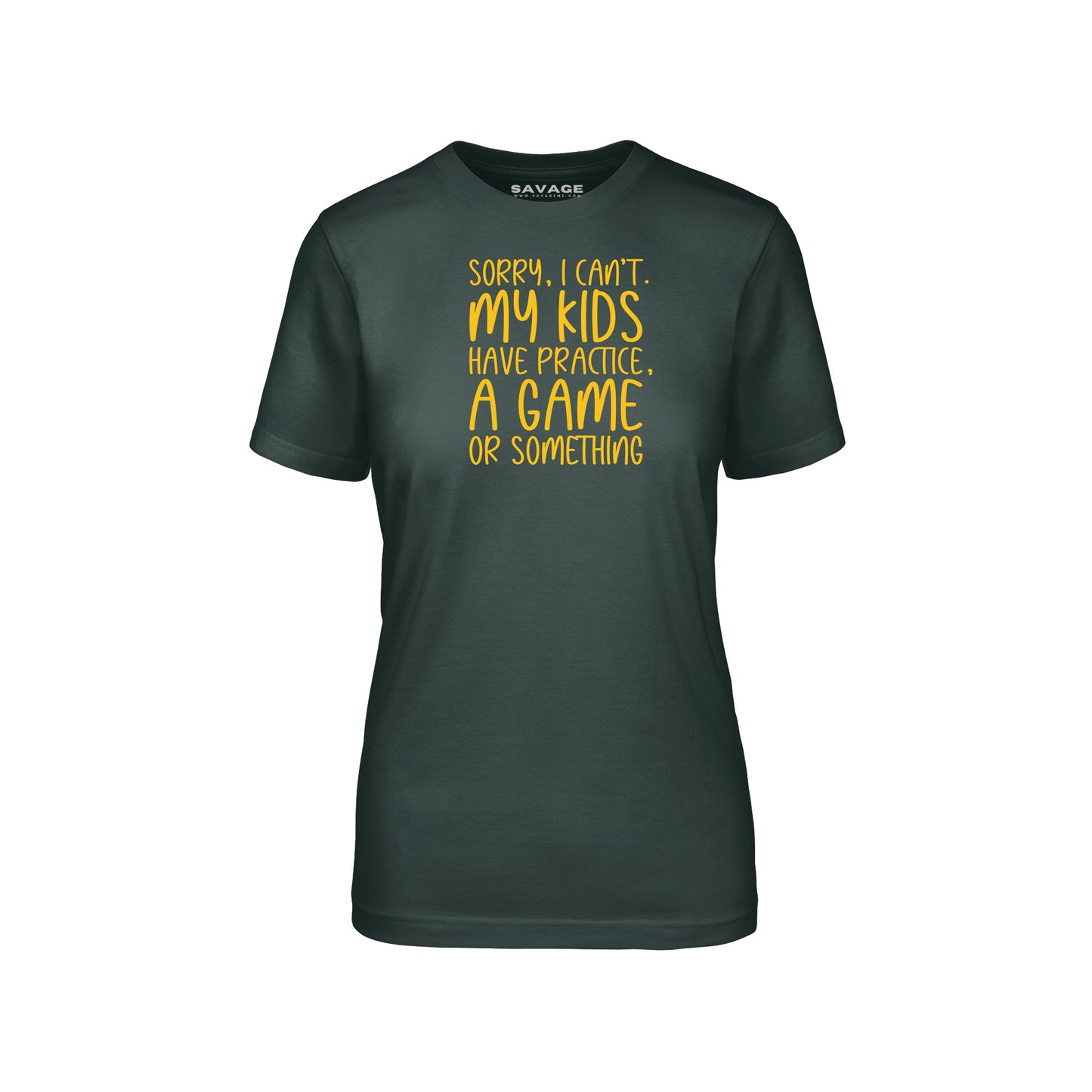 Sorry Can't Gold - Womens T-Shirt