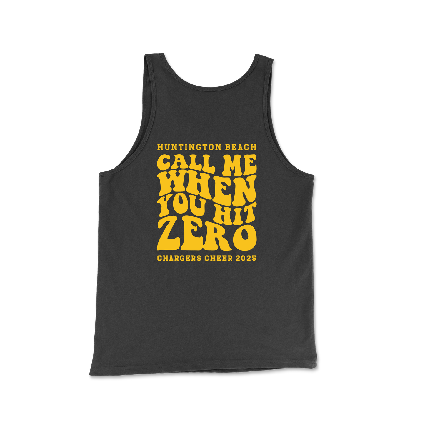 Call Me When you Hit Zero Gold - Unisex Tank Top