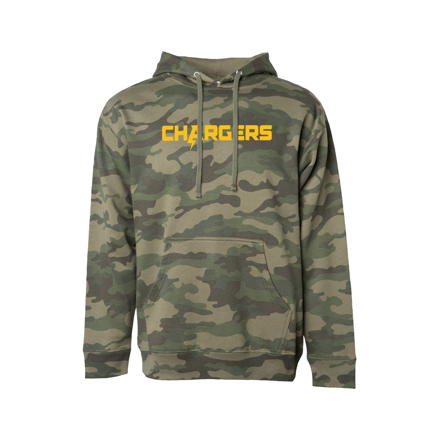 Chargers HB 2026 Gold on Camo - Unisex Hoodie