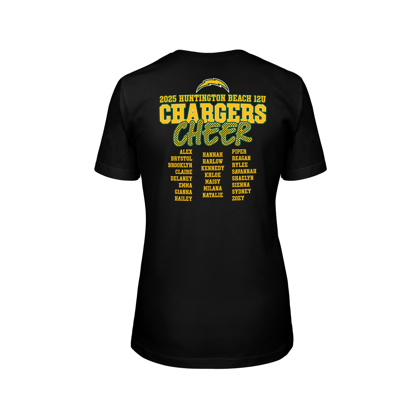 2025 12u Cheer - Womens Fitted T-Shirt