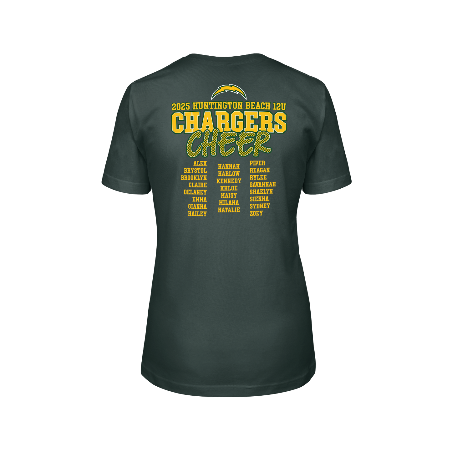 2025 12u Cheer - Womens Fitted T-Shirt