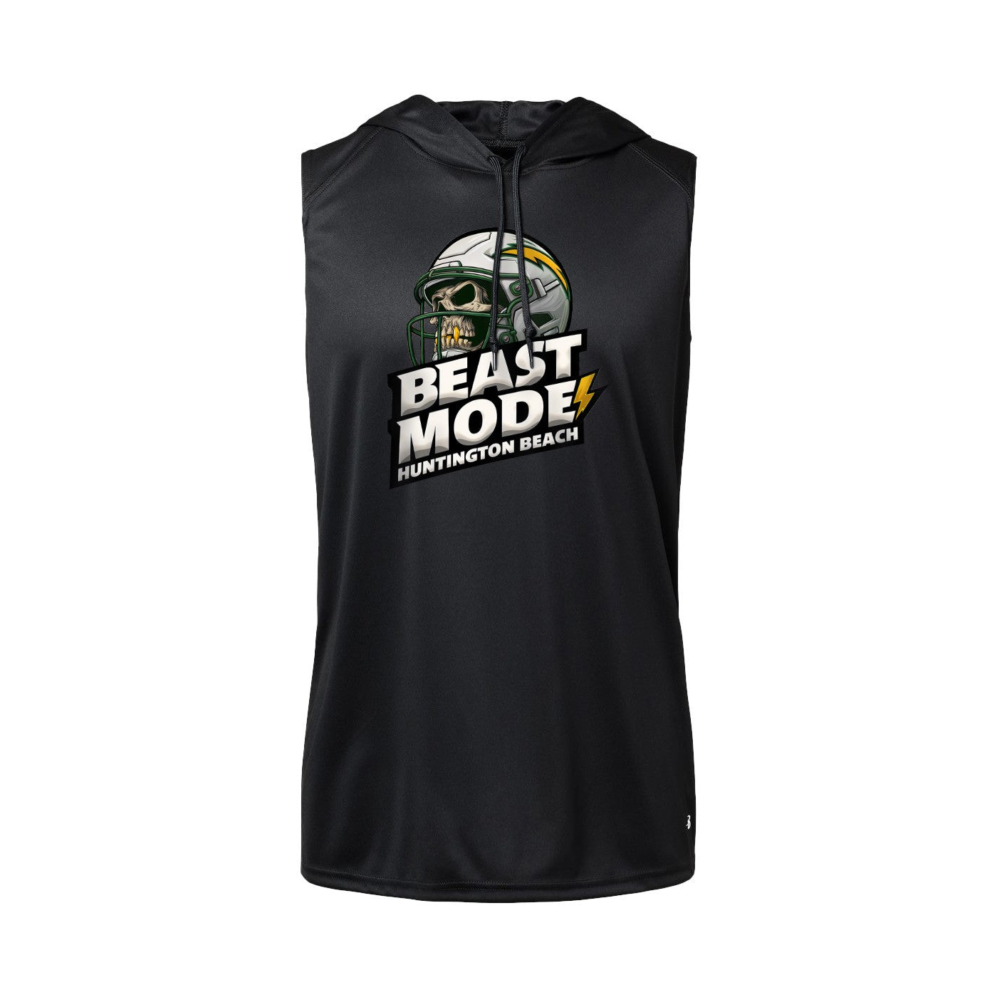Chargers Beastmode 2025 - Sleeveless Hooded Dry Fit T-Shirt