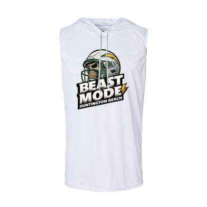 Chargers Beastmode 2025 - Sleeveless Hooded Dry Fit T-Shirt