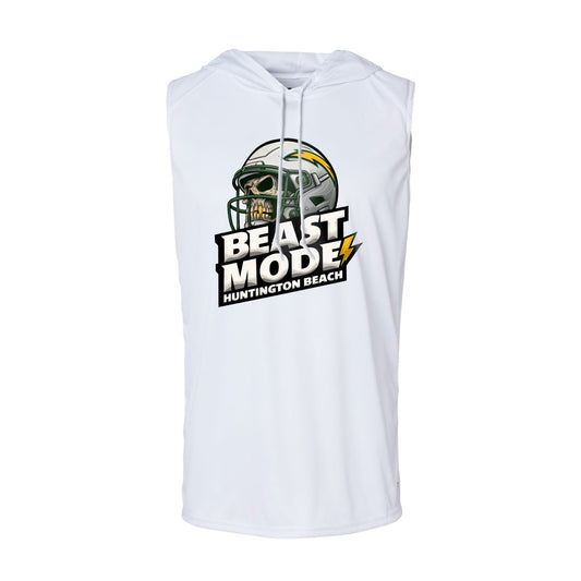 Chargers Beastmode 2025 - Sleeveless Hooded Dry Fit T-Shirt