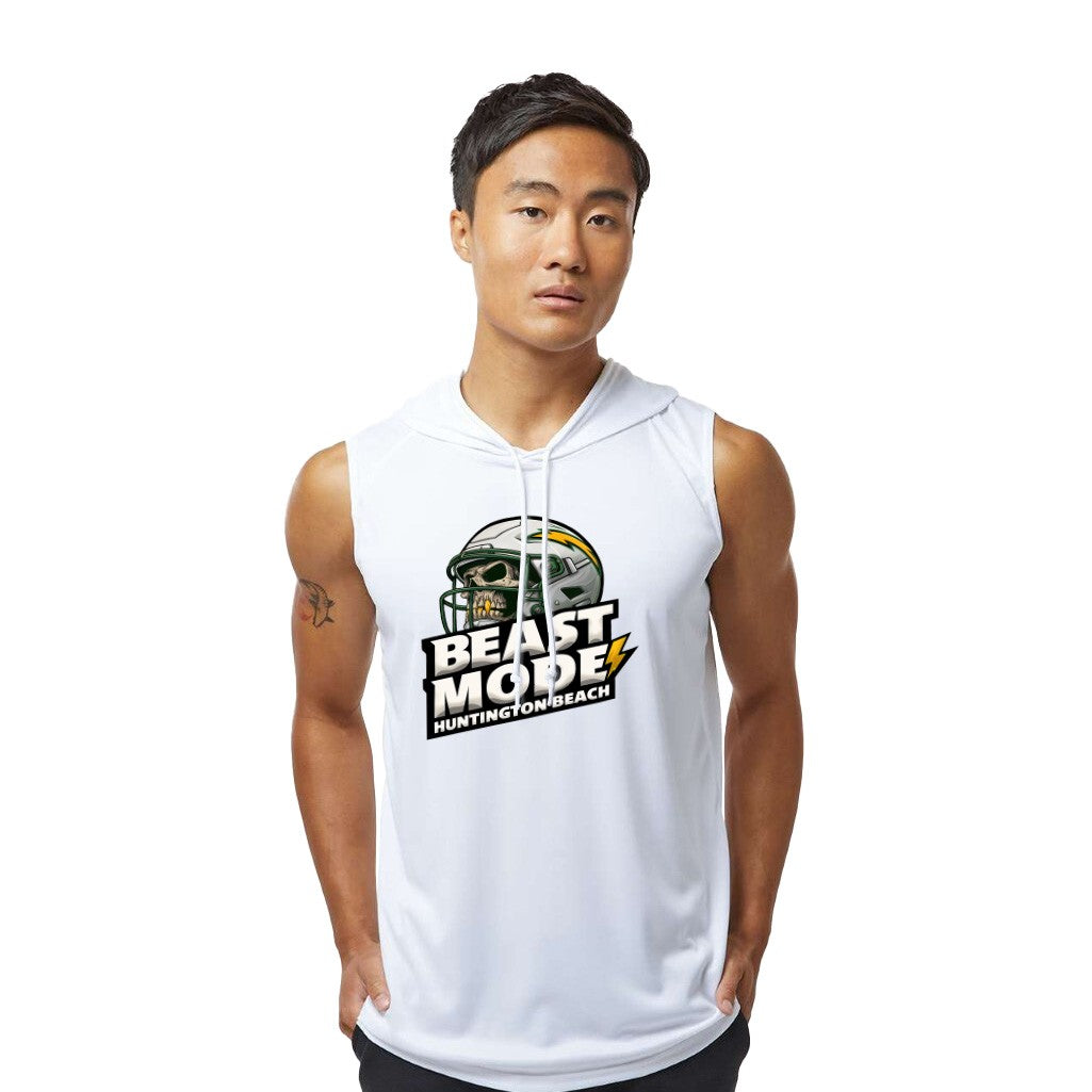 Chargers Beastmode 2025 - Sleeveless Hooded Dry Fit T-Shirt