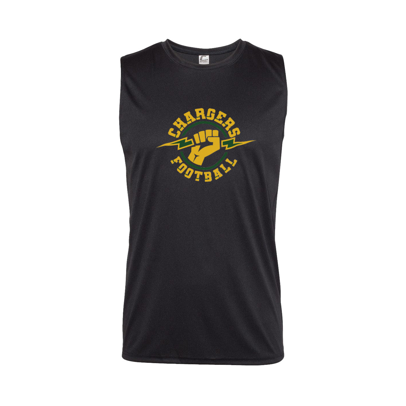 Chargers Lightning - Sleeveless Dry Fit T-Shirt