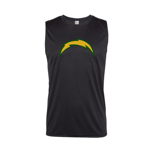 Chargers Bolt Green - Sleeveless Dry Fit T-Shirt