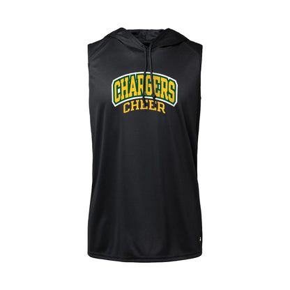 Chargers Cheer - Sleeveless Hooded Dry Fit T-Shirt