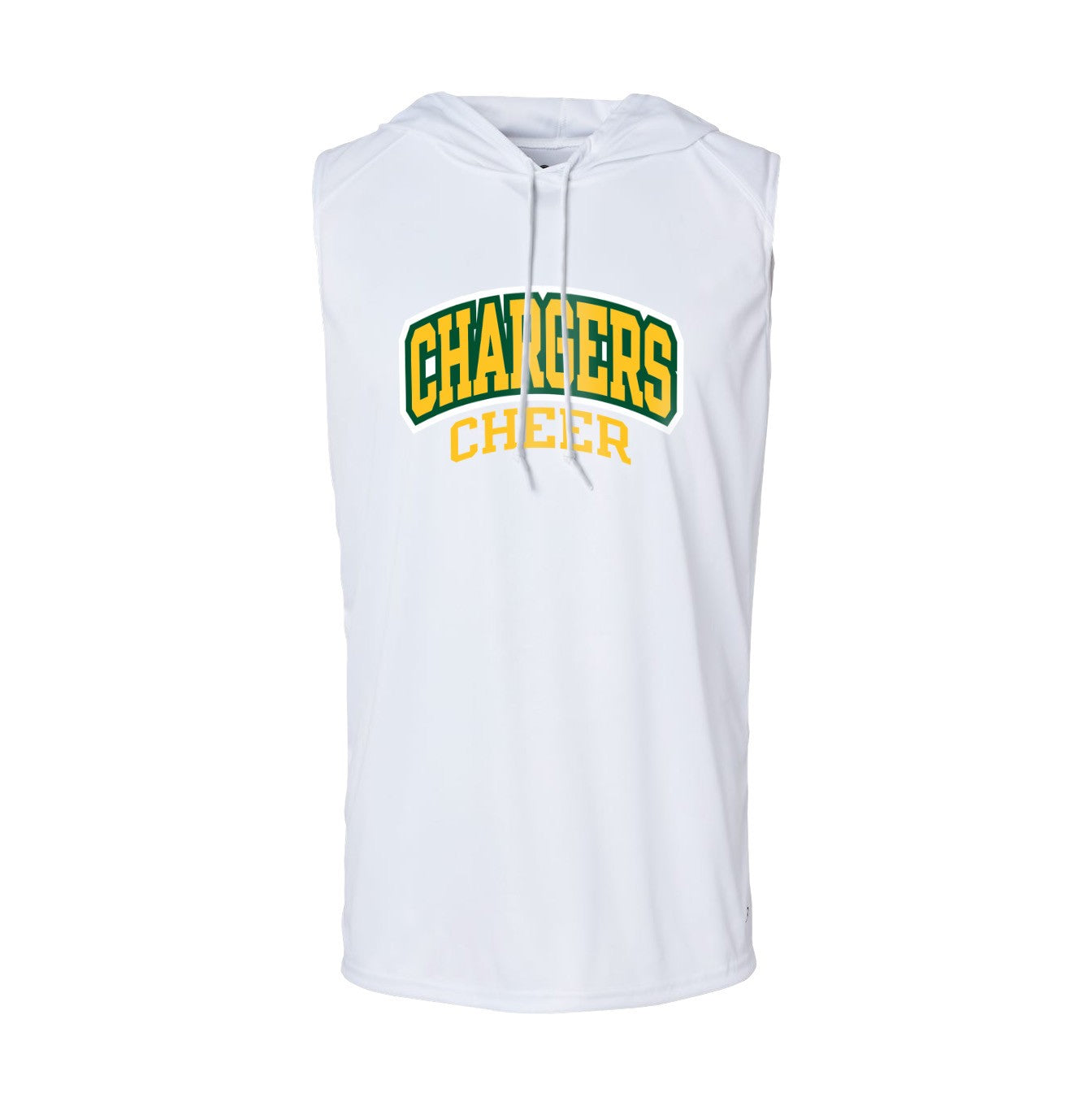 Chargers Cheer - Sleeveless Hooded Dry Fit T-Shirt