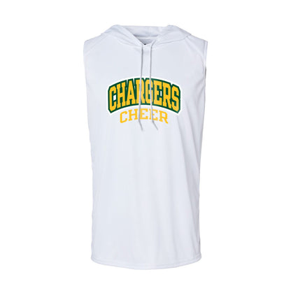 Chargers Cheer - Sleeveless Hooded Dry Fit T-Shirt