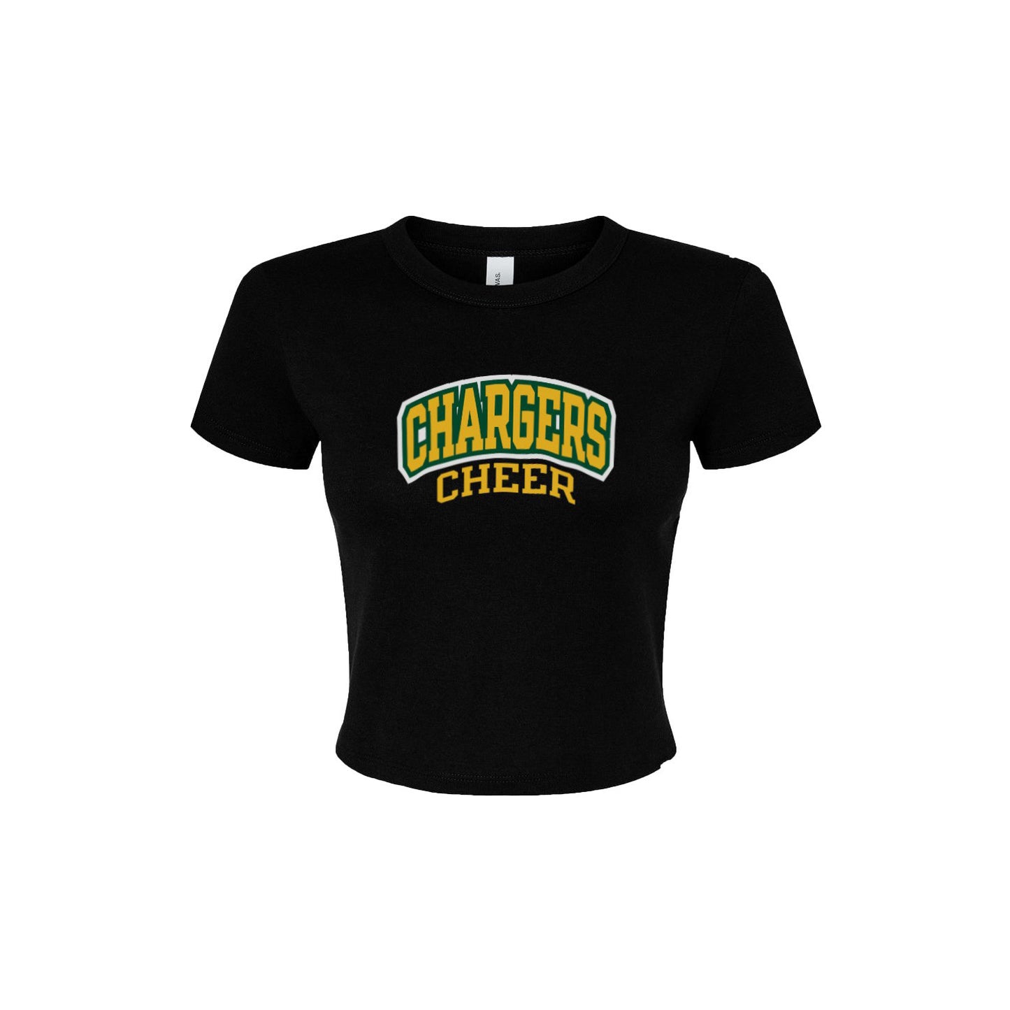 Chargers Cheer - Womens Micro Rib Baby T-Shirt