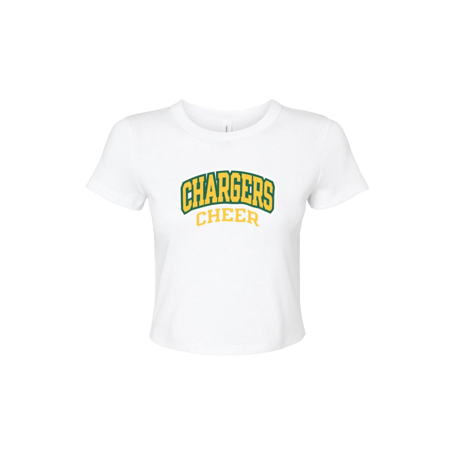 Chargers Cheer - Womens Micro Rib Baby T-Shirt