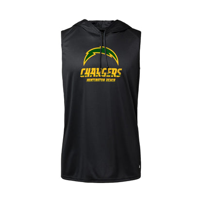 Chargers Classic Gold - Sleeveless Hooded Dry Fit T-Shirt