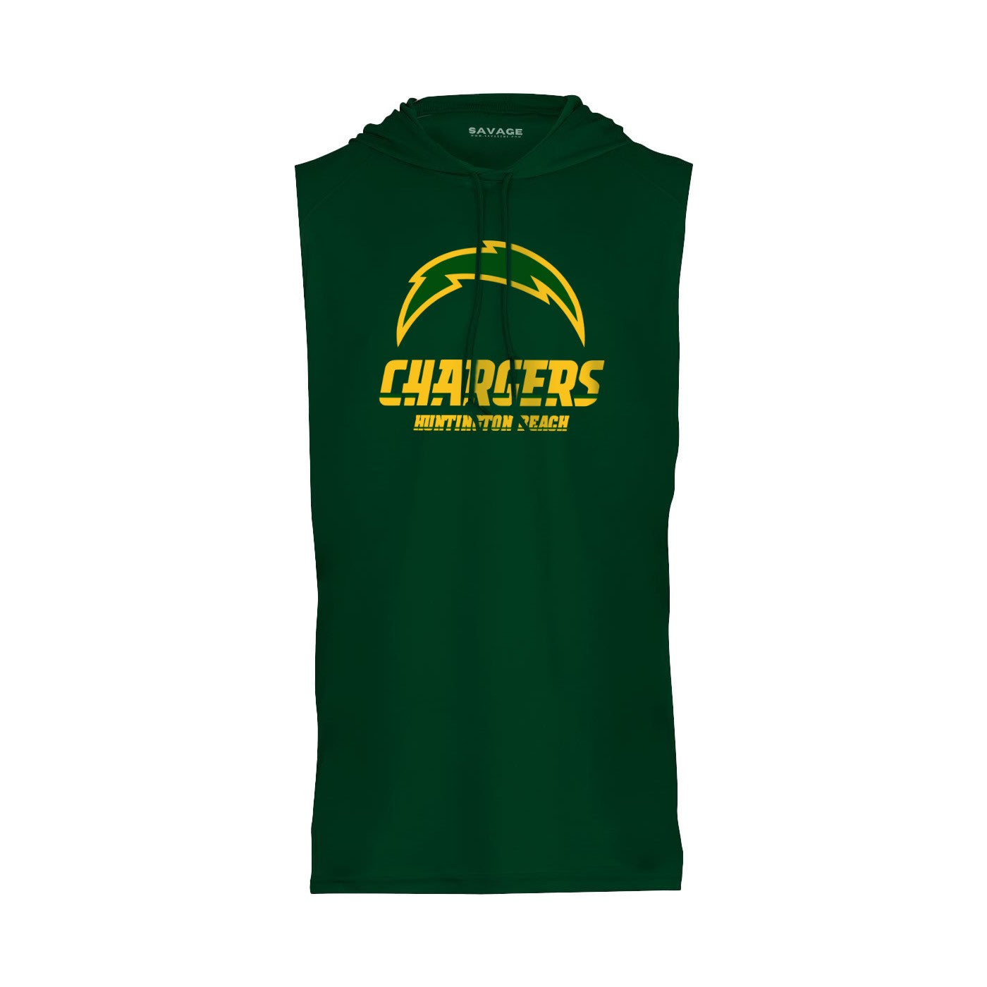 Chargers Classic Gold - Sleeveless Hooded Dry Fit T-Shirt