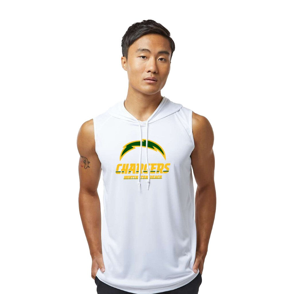 Chargers Classic Gold - Sleeveless Hooded Dry Fit T-Shirt