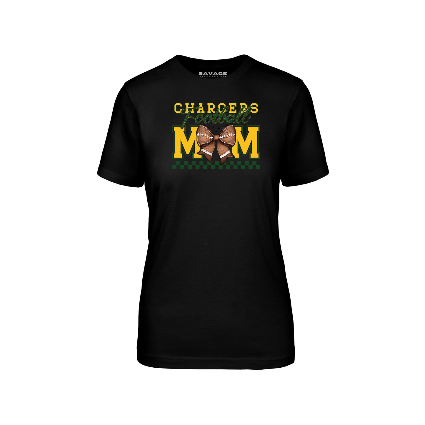 Chargers Football Mom - Womens T-Shirt