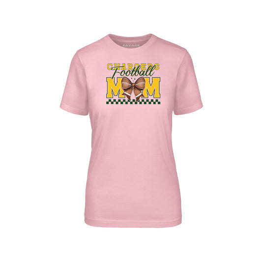 Chargers Football Mom - Womens T-Shirt