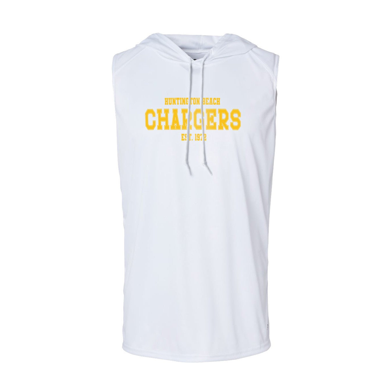 Chargers Gold - Sleeveless Hooded Dry Fit T-Shirt