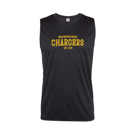 Chargers Gold - Sleeveless Dry Fit T-Shirt