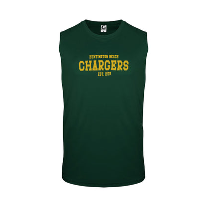 Chargers Gold - Sleeveless Dry Fit T-Shirt