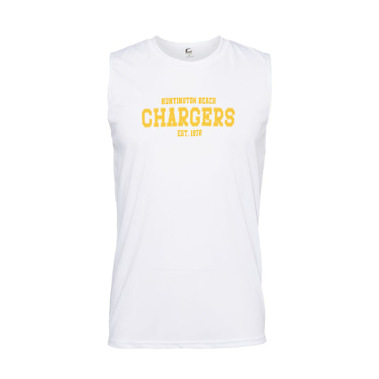 Chargers Gold - Sleeveless Dry Fit T-Shirt