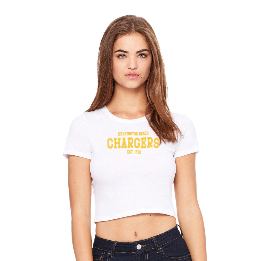 Chargers Gold - Womens Crop Tee