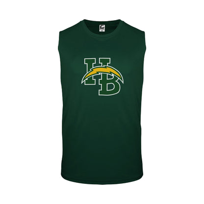 Chargers HB Lockup - Sleeveless Dry Fit T-Shirt
