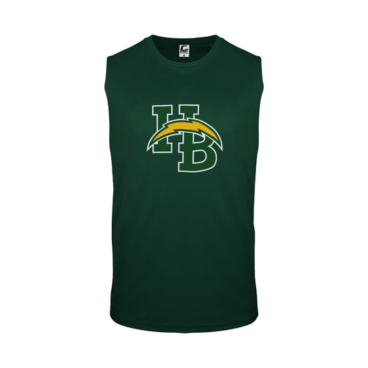 Chargers HB Lockup - Sleeveless Dry Fit T-Shirt