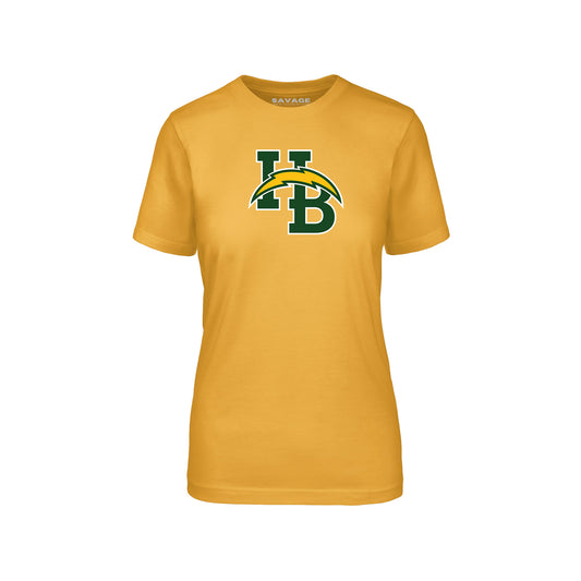 Chargers HB Lockup 2025 - Womens Fitted T-Shirt