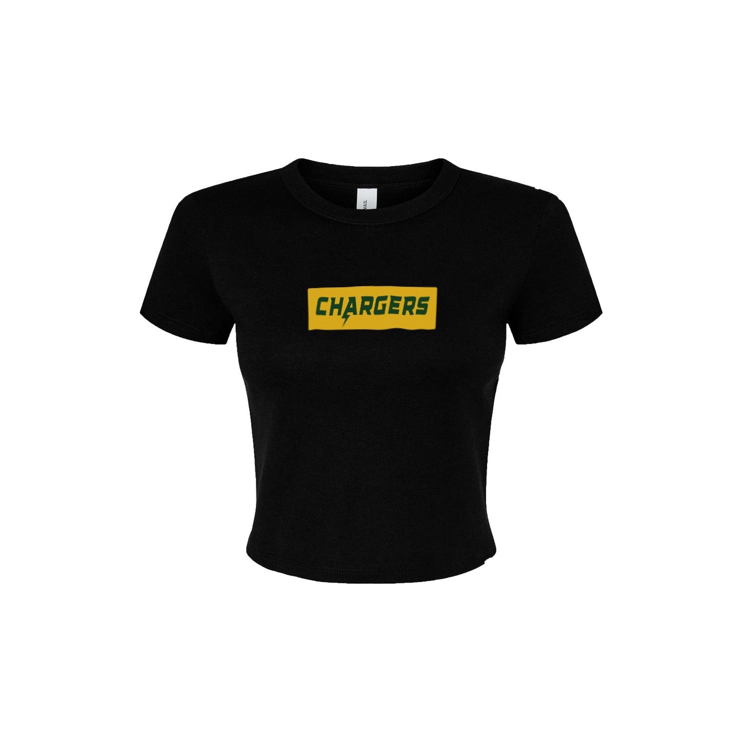 Chargers Supreme Gold - Womens Micro Rib Baby T-Shirt