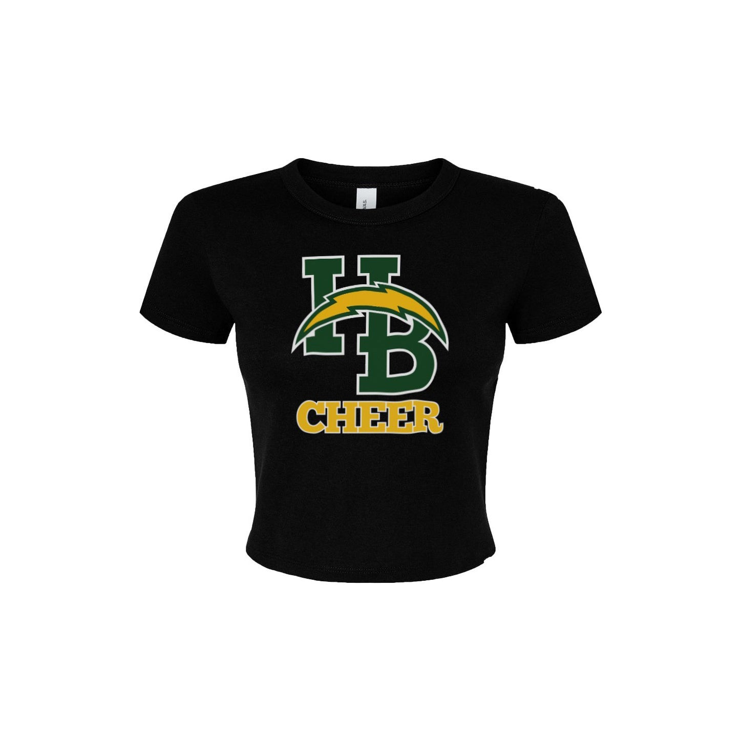 Cheer Lockup - Womens Micro Rib Baby T-Shirt