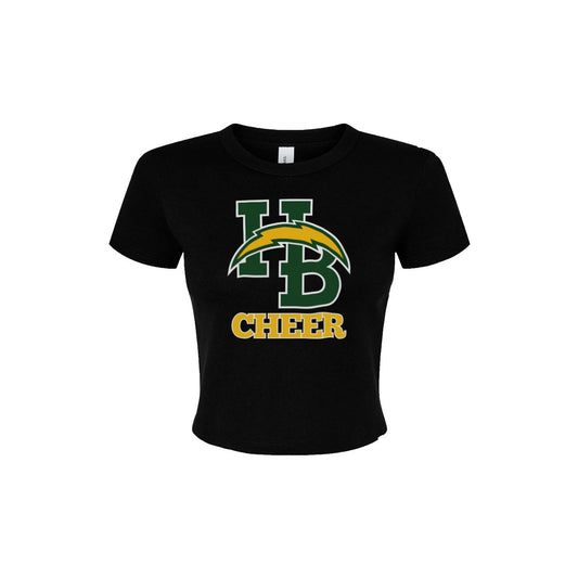 Cheer Lockup - Womens Micro Rib Baby T-Shirt