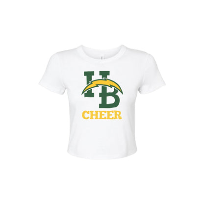 Cheer Lockup - Womens Micro Rib Baby T-Shirt