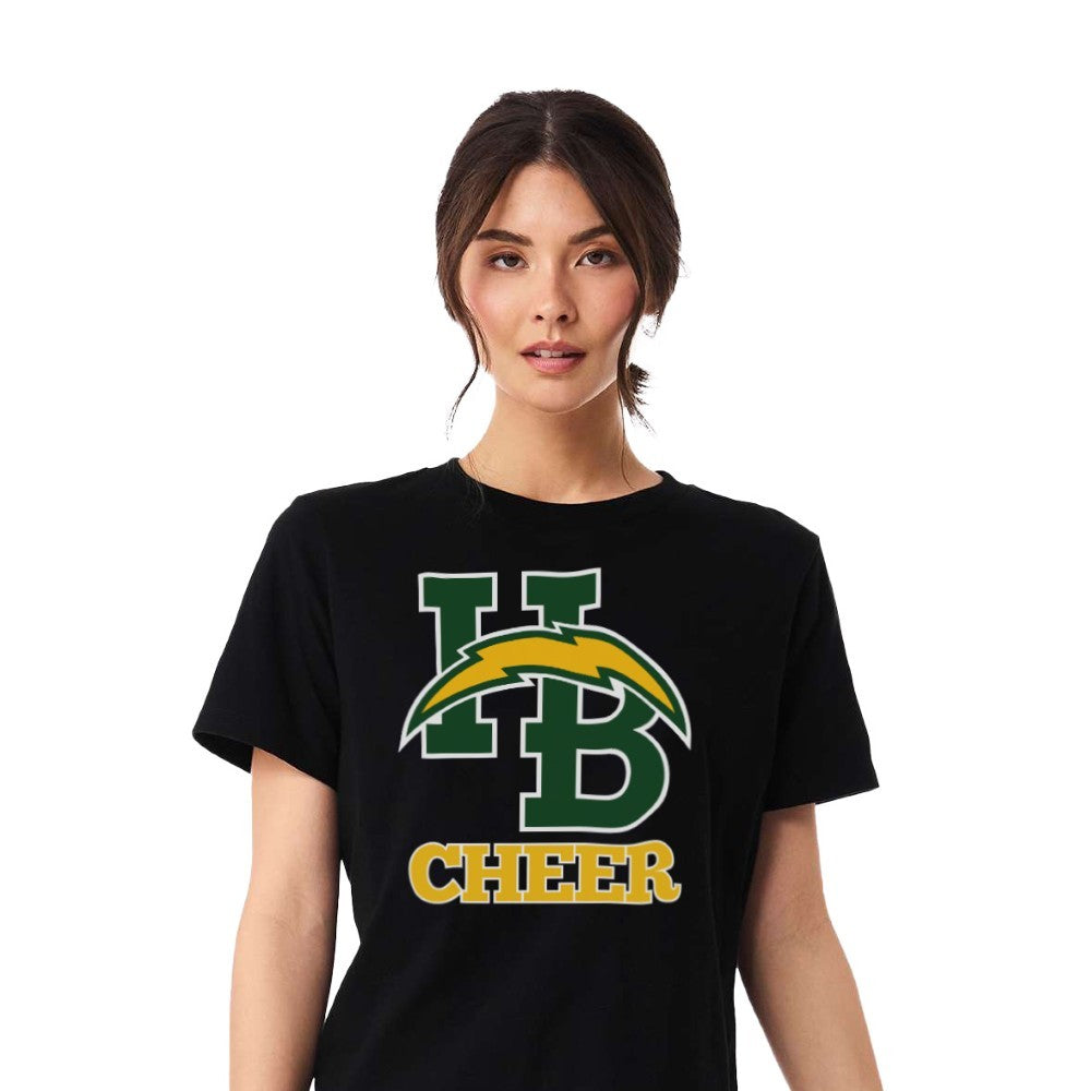 Cheer Lockup - Womens Heavy T-Shirt