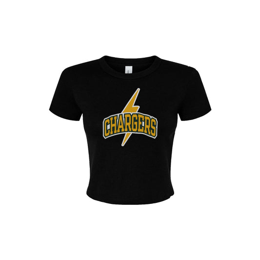 Cheer Bolt - Womens Micro Rib Baby T-Shirt